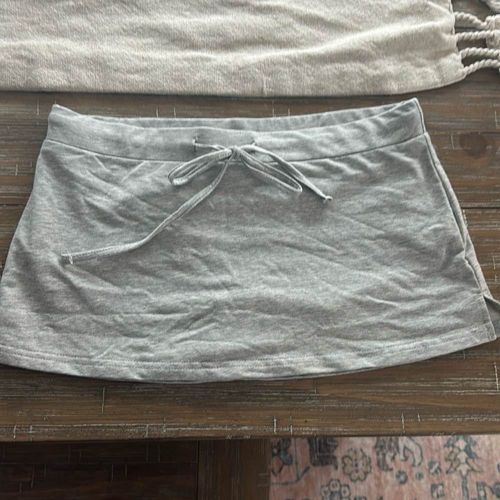 Edikted Grey Mini Skort NWOT